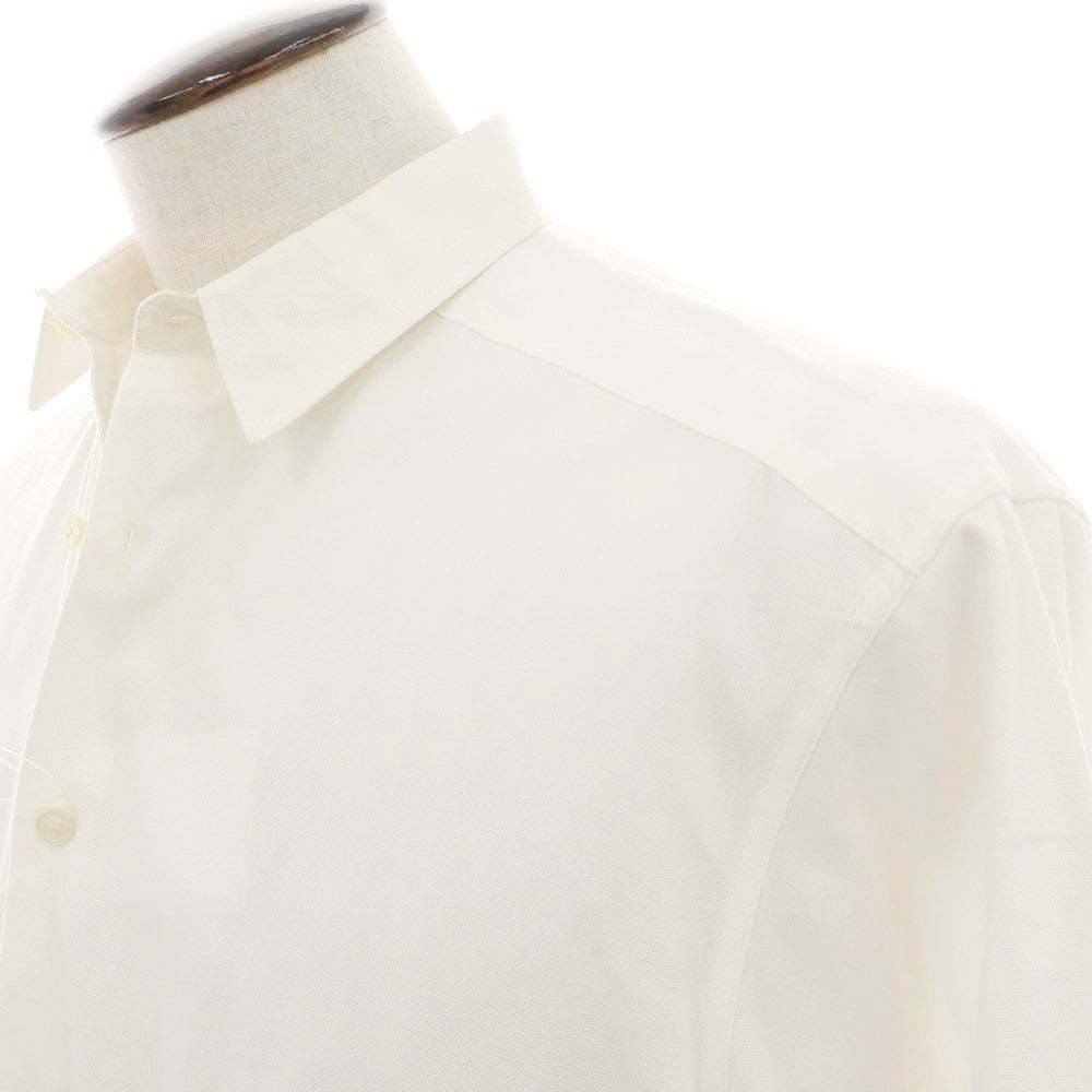 【中古】ラ テッラ LA TERRA コットン系 カジュアルシャツ ホワイト【 3 】【 状態ランクB 】【 メンズ 】