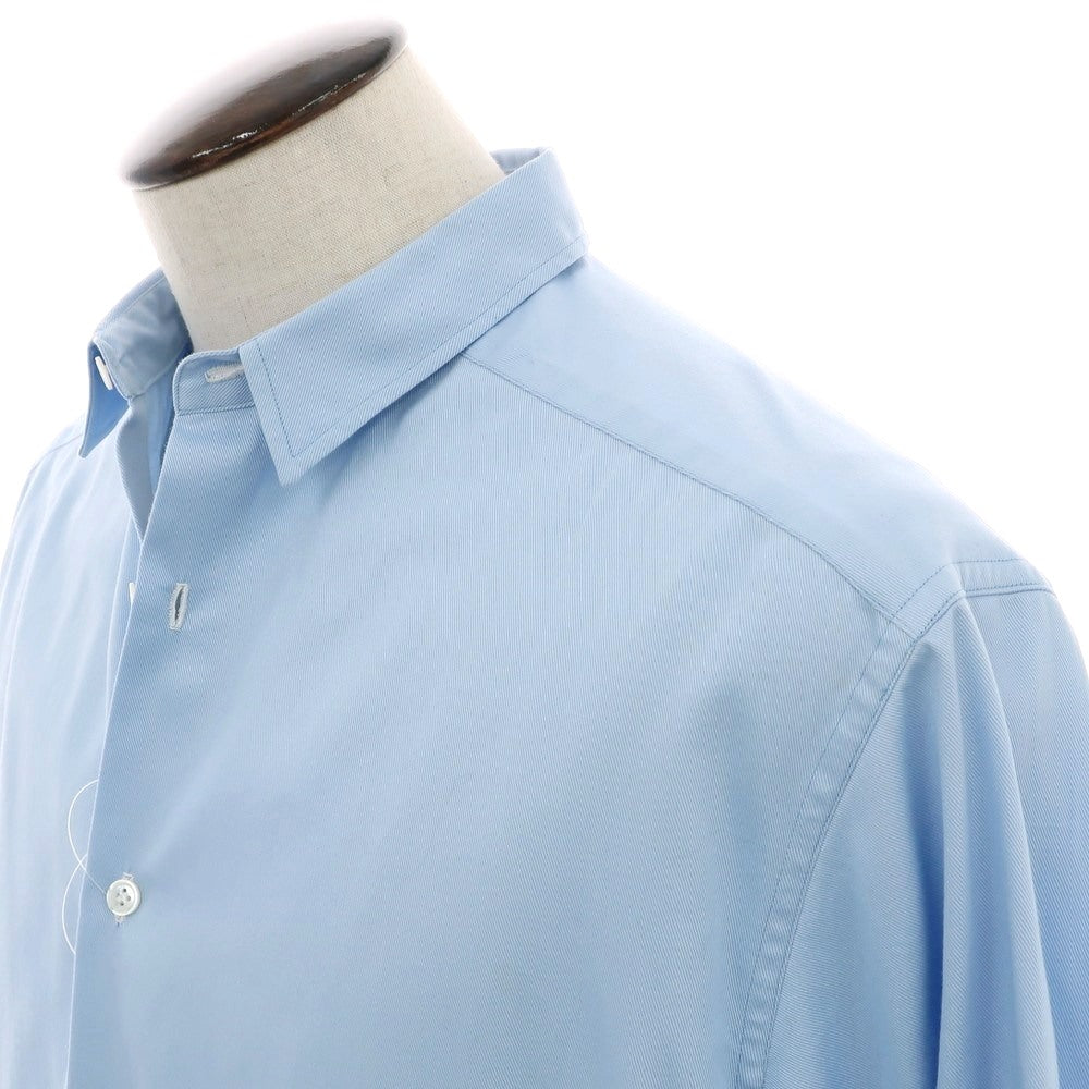 【中古】ラ テッラ LA TERRA コットン カジュアルシャツ ライトブルー【 3 】【 状態ランクA 】【 メンズ 】