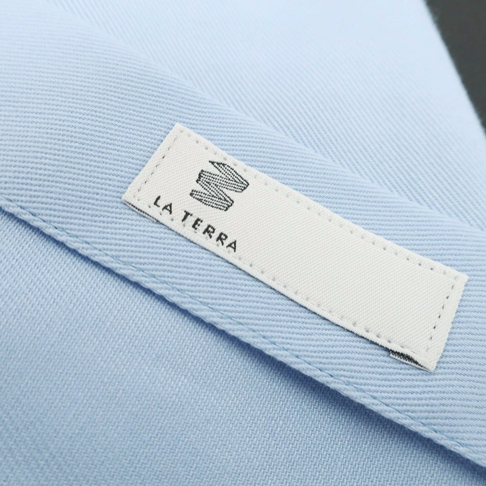 【中古】ラ テッラ LA TERRA コットン カジュアルシャツ ライトブルー【 3 】【 状態ランクA 】【 メンズ 】