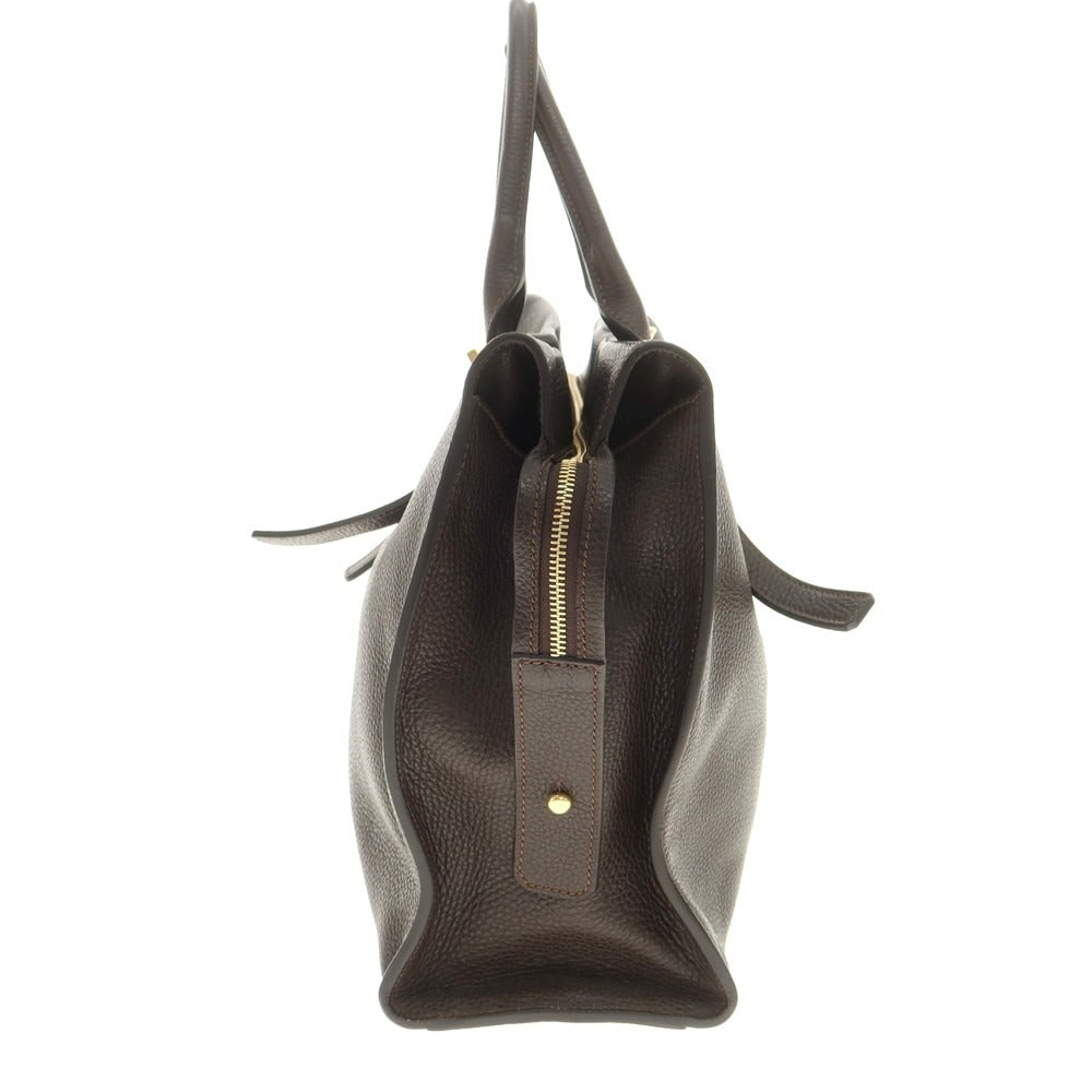 【中古】マウロ ゴヴェルナ MAURO GOVERNA Sharon別注 トートバッグ ダークブラウン【 状態ランクB 】【 メンズ 】