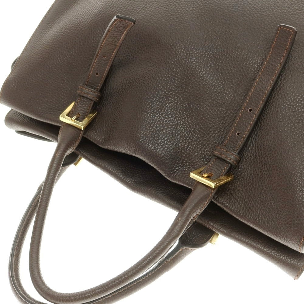 【中古】マウロ ゴヴェルナ MAURO GOVERNA Sharon別注 トートバッグ ダークブラウン【 状態ランクB 】【 メンズ 】