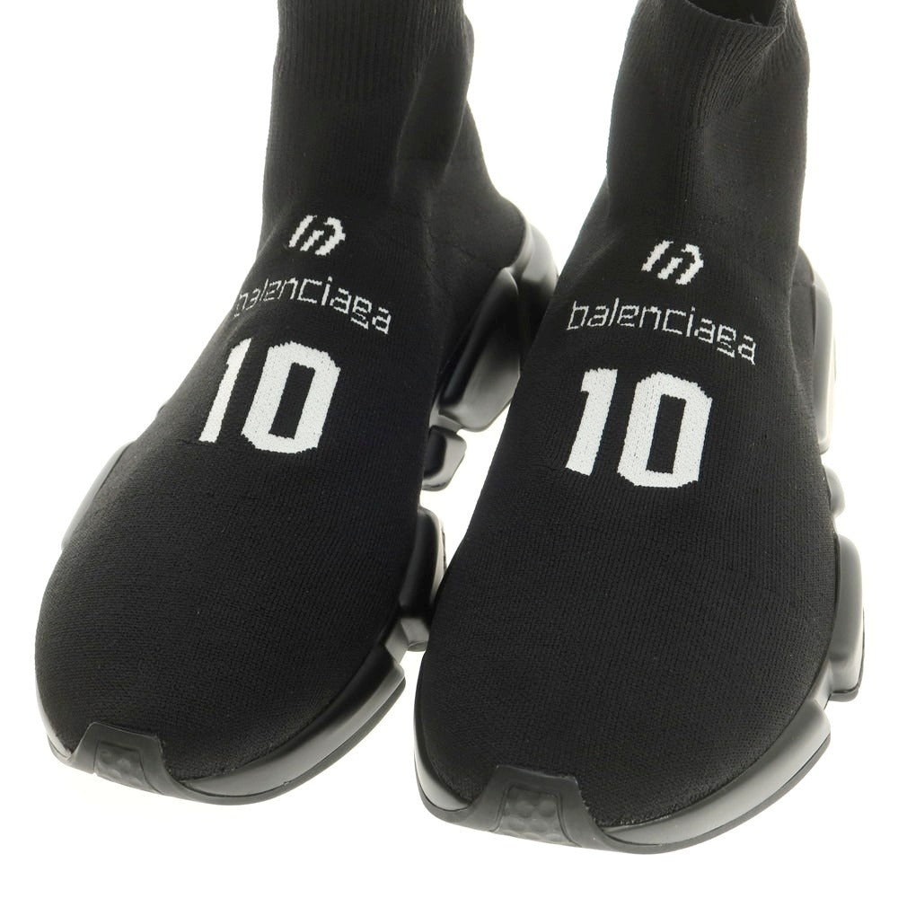 【中古】【未使用】バレンシアガ BALENCIAGA Speed Soccer Runner trainer スニーカー ブラック【 41 】【 状態ランクS 】【 メンズ 】