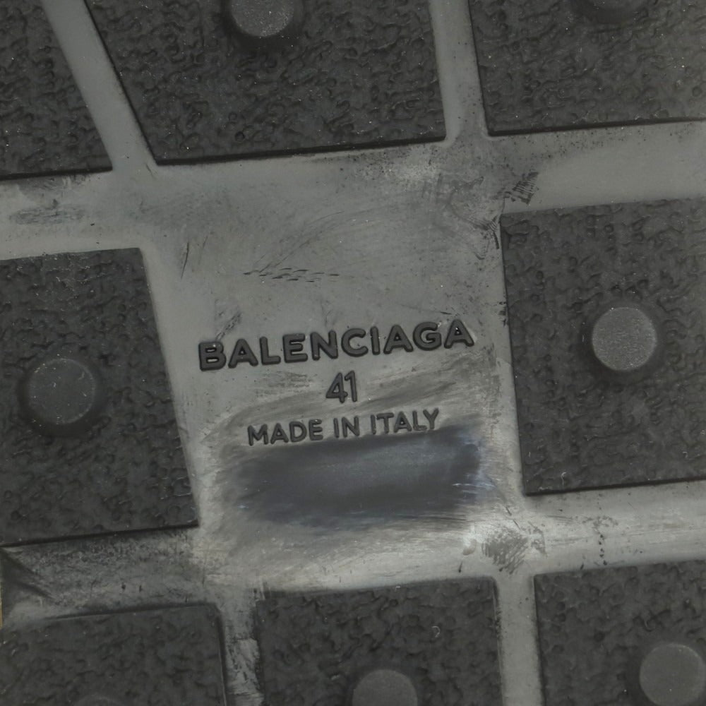 【中古】【未使用】バレンシアガ BALENCIAGA RACE RUNNER スニーカー カーキxブルー×ブラック【 41 】【 状態ランクS 】【 メンズ 】