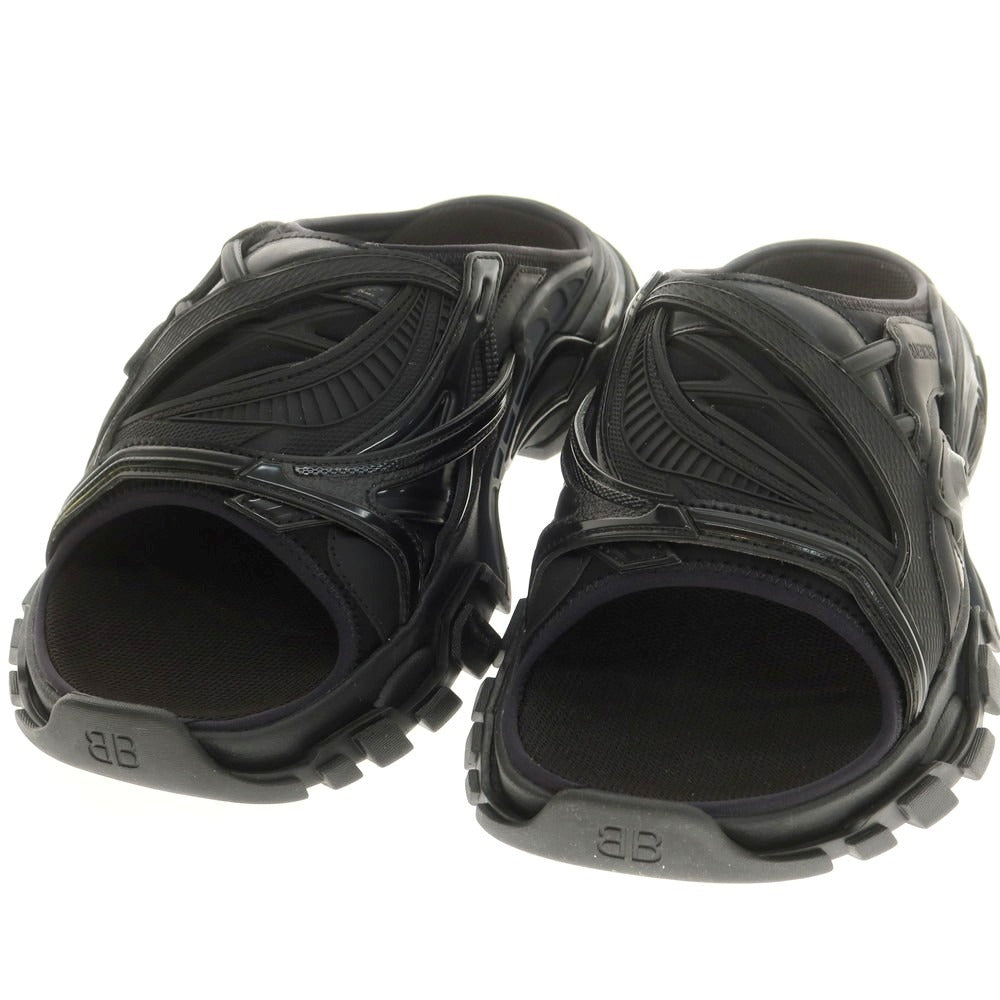 【中古】【未使用】バレンシアガ BALENCIAGA スライドサンダル ブラック【 41 】【 状態ランクS 】【 メンズ 】