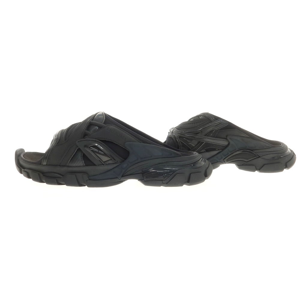 【中古】【未使用】バレンシアガ BALENCIAGA スライドサンダル ブラック【 41 】【 状態ランクS 】【 メンズ 】