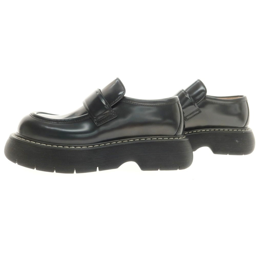 【中古】【未使用】ボッテガヴェネタ BOTTEGAVENETA SWELL LOAFER ローファー ブラック【 40 】【 状態ランクS 】【 メンズ 】