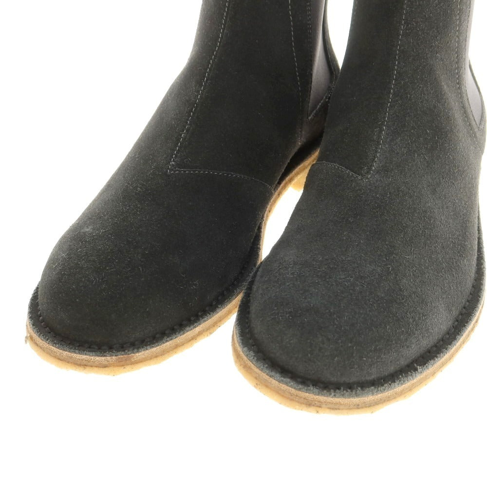 【中古】【未使用】ボッテガヴェネタ BOTTEGAVENETA スエード サイドゴアブーツ ダークグレー【 39 】【 状態ランクS 】【 メンズ 】