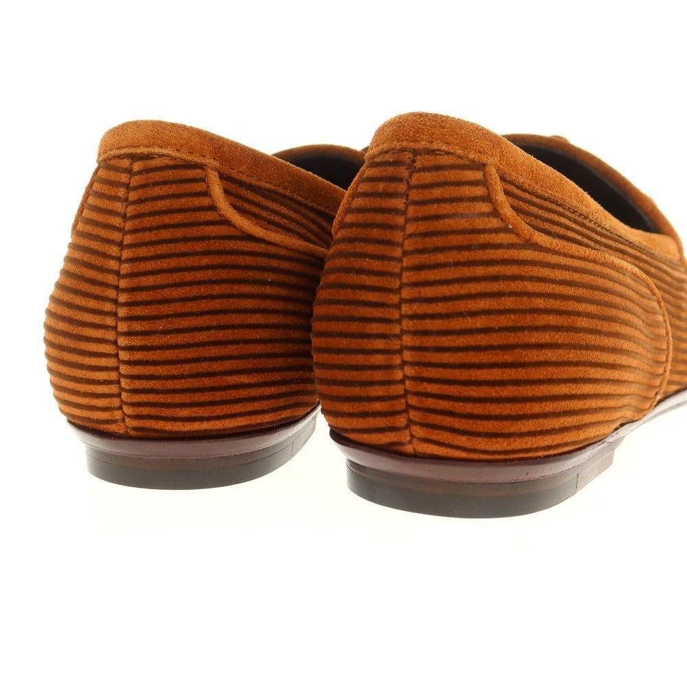 【中古】【未使用】ボッテガヴェネタ BOTTEGAVENETA スエード リボンローファー ブラウン【 39 】【 状態ランクS 】【 メンズ 】