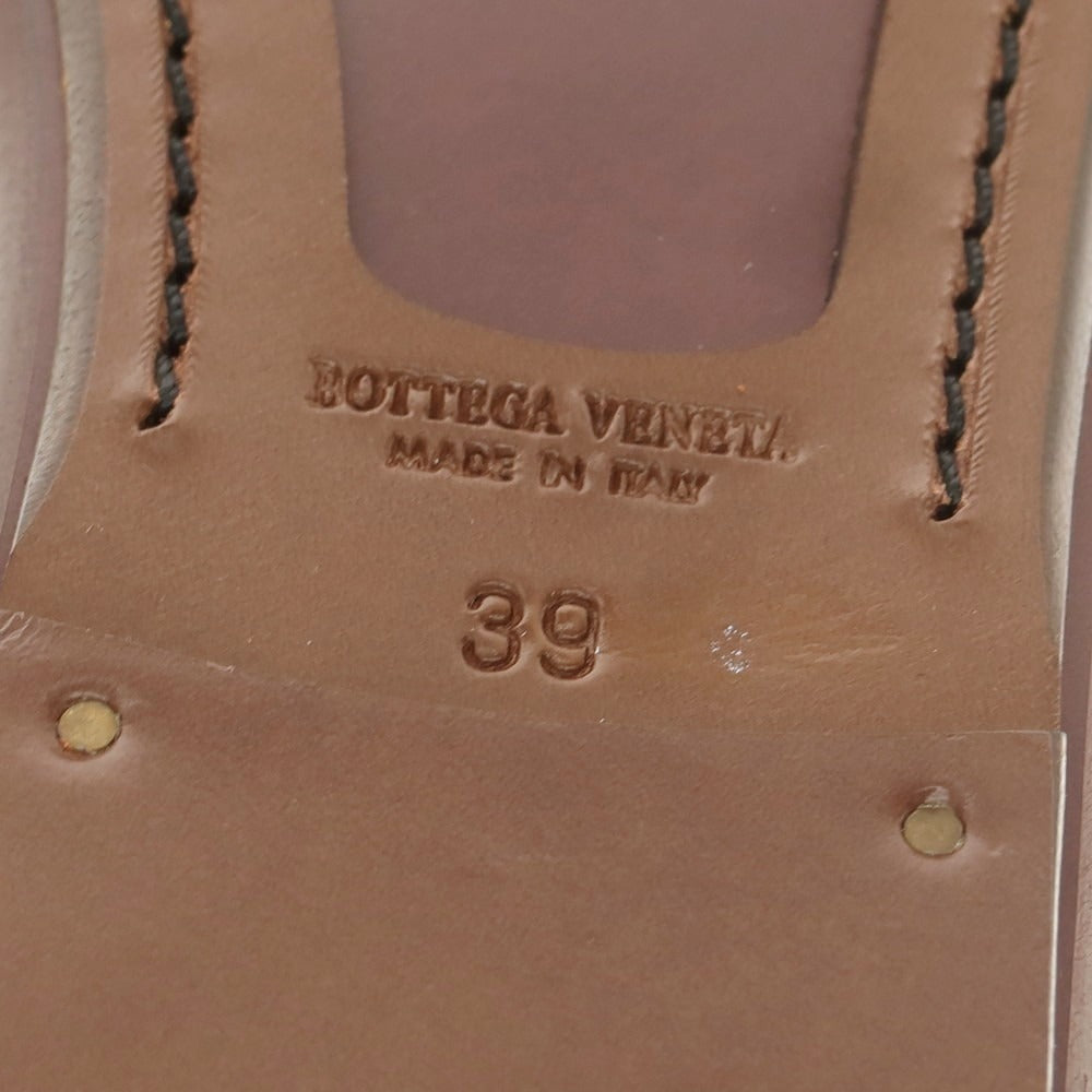 【中古】【未使用】ボッテガヴェネタ BOTTEGAVENETA スエード リボンローファー ブラウン【 39 】【 状態ランクS 】【 メンズ 】