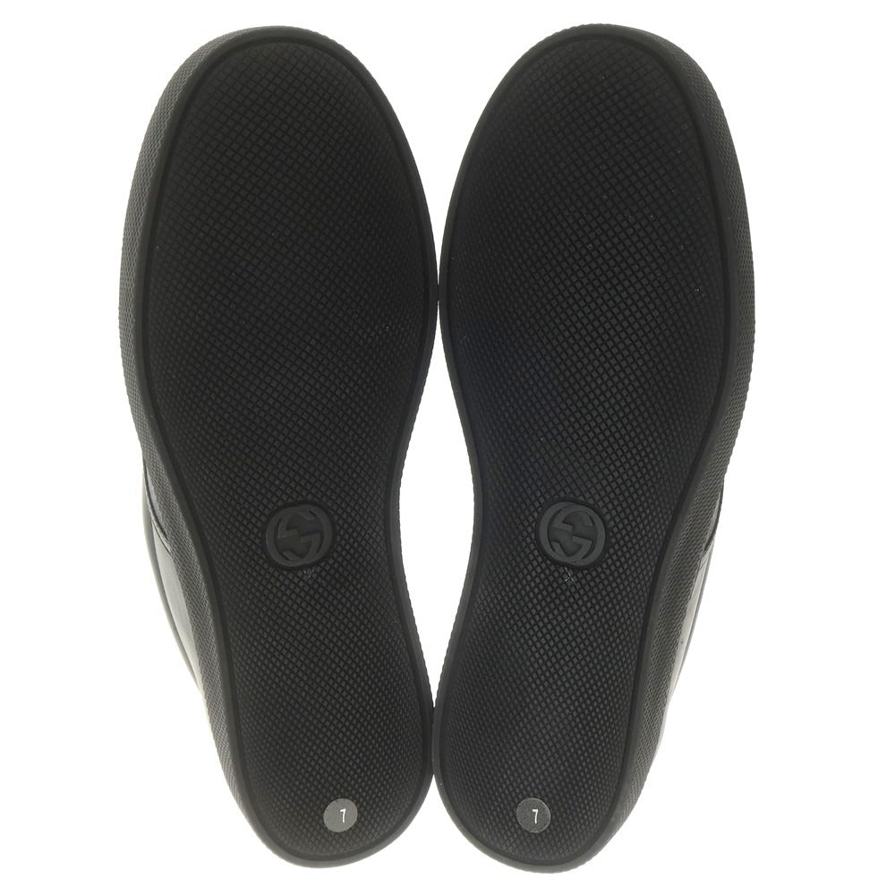 【中古】【未使用】グッチ GUCCI GGスプリーム スニーカー ブラック系【 7 】【 状態ランクS 】【 メンズ 】