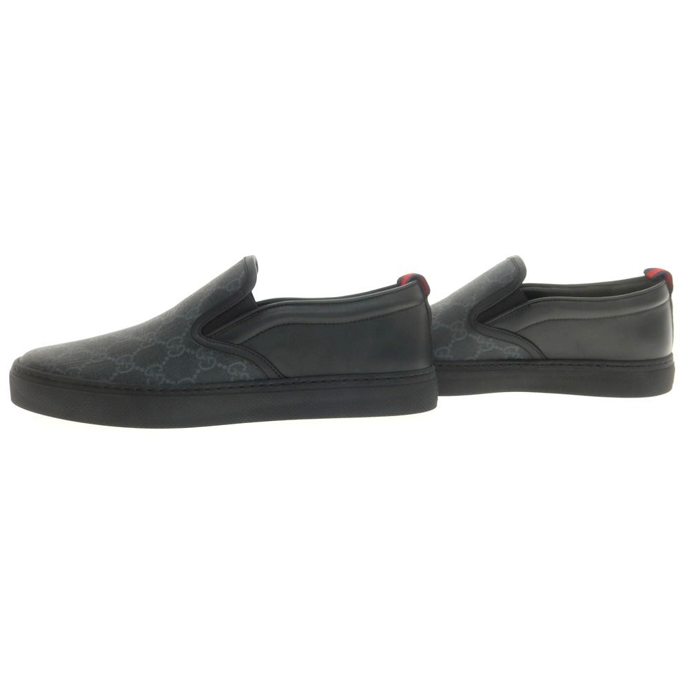 【中古】【未使用】グッチ GUCCI GGスプリーム スニーカー ブラック系【 7 】【 状態ランクS 】【 メンズ 】