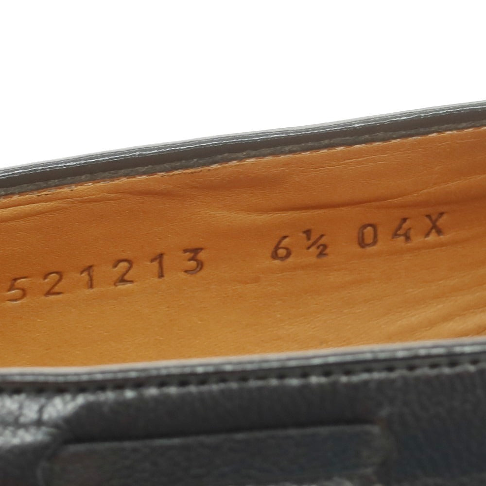 【中古】【未使用】グッチ GUCCI パンサー タッセル ローファー ブラック【 6 1/2 】【 状態ランクS 】【 メンズ 】