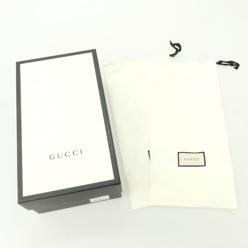 【中古】【未使用】グッチ GUCCI パンサー タッセル ローファー ブラック【 6 1/2 】【 状態ランクS 】【 メンズ 】