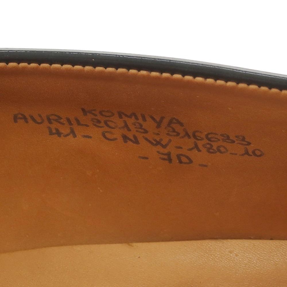 【中古】ジェイエムウエストン J.M WESTON 180 シグニチャーローファー オーダー品 ブラックxベージュ【 7D 】【 状態ランクB 】【 メンズ 】