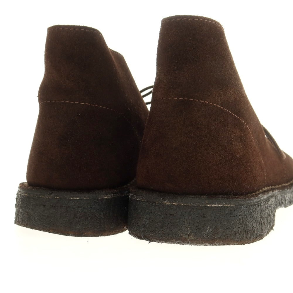 【中古】クラークス Clarks スエード デザートブーツ ブーツ ブラウン【 US8 】【 状態ランクB 】【 メンズ 】