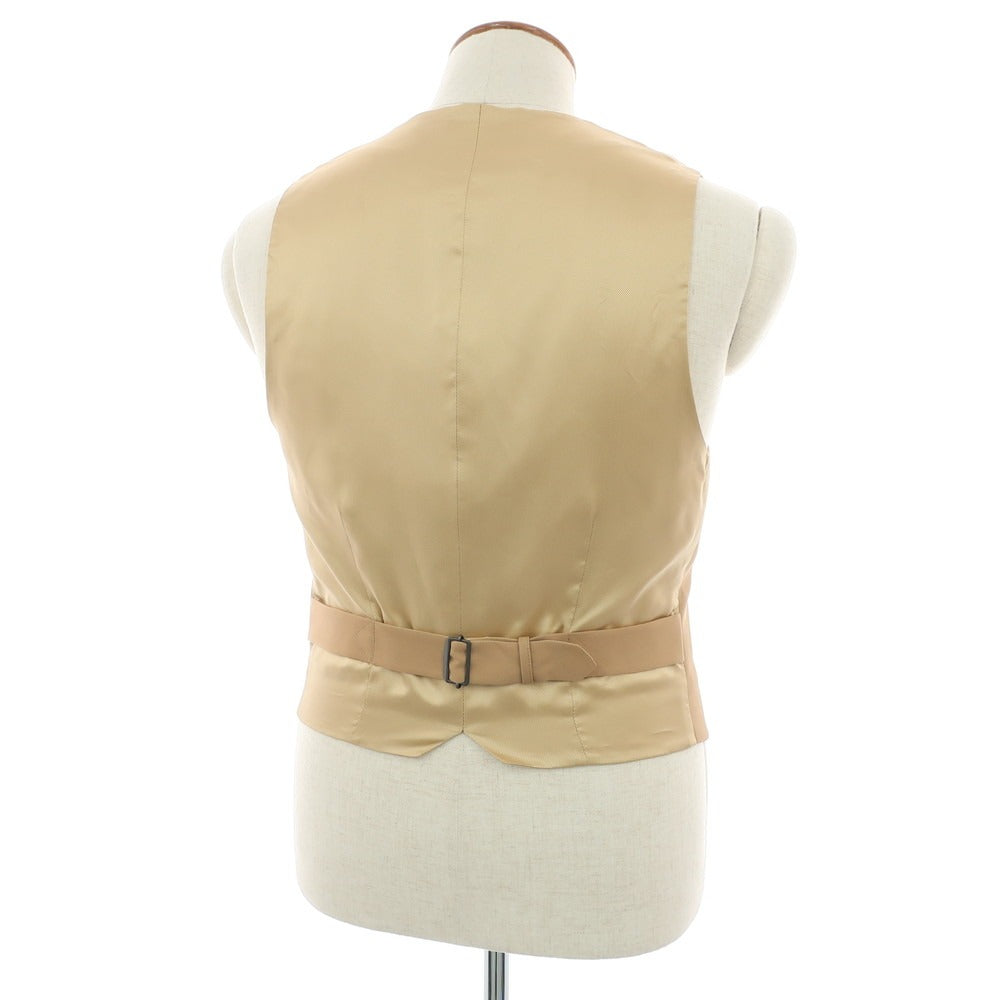 【中古】グッチ GUCCI ポリエステル ショールカラー ジレ ベスト ベージュ【 46 】【 状態ランクB 】【 メンズ 】