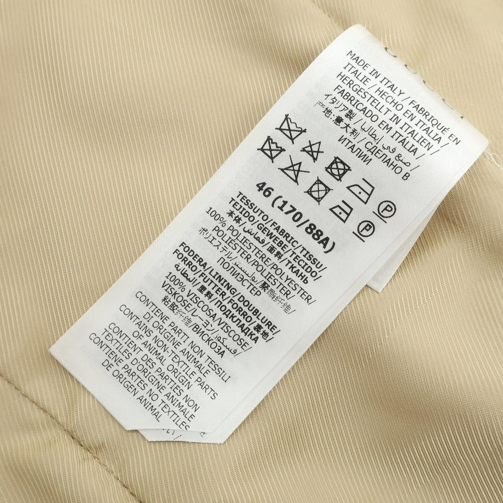 【中古】グッチ GUCCI ポリエステル ショールカラー ジレ ベスト ベージュ【 46 】【 状態ランクB 】【 メンズ 】
