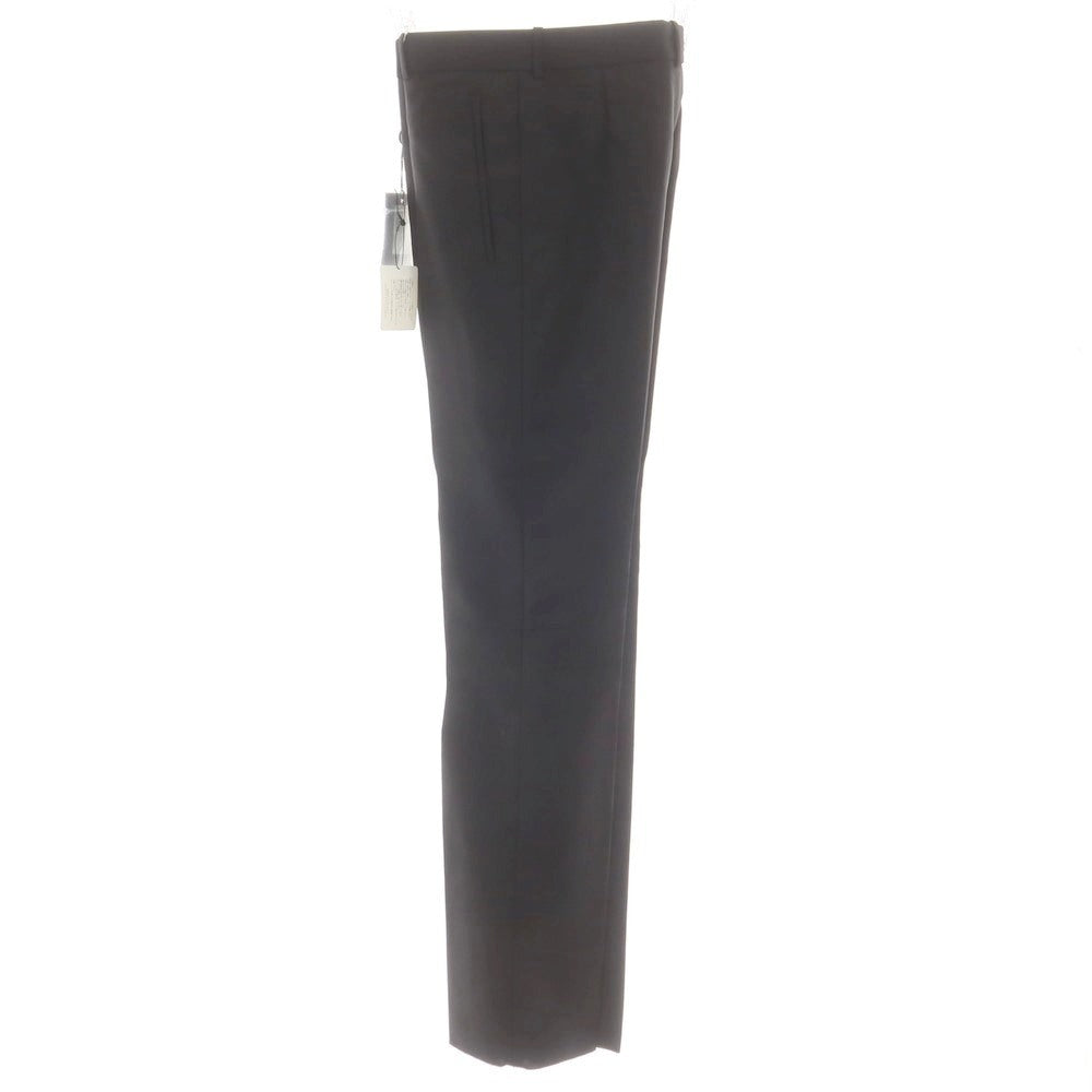 【中古】【未使用】アレキサンダーマックイーン Alexander McQueen ウールモヘヤ ドレススラックスパンツ ブラック【 44 】【 状態ランクS 】【 メンズ 】