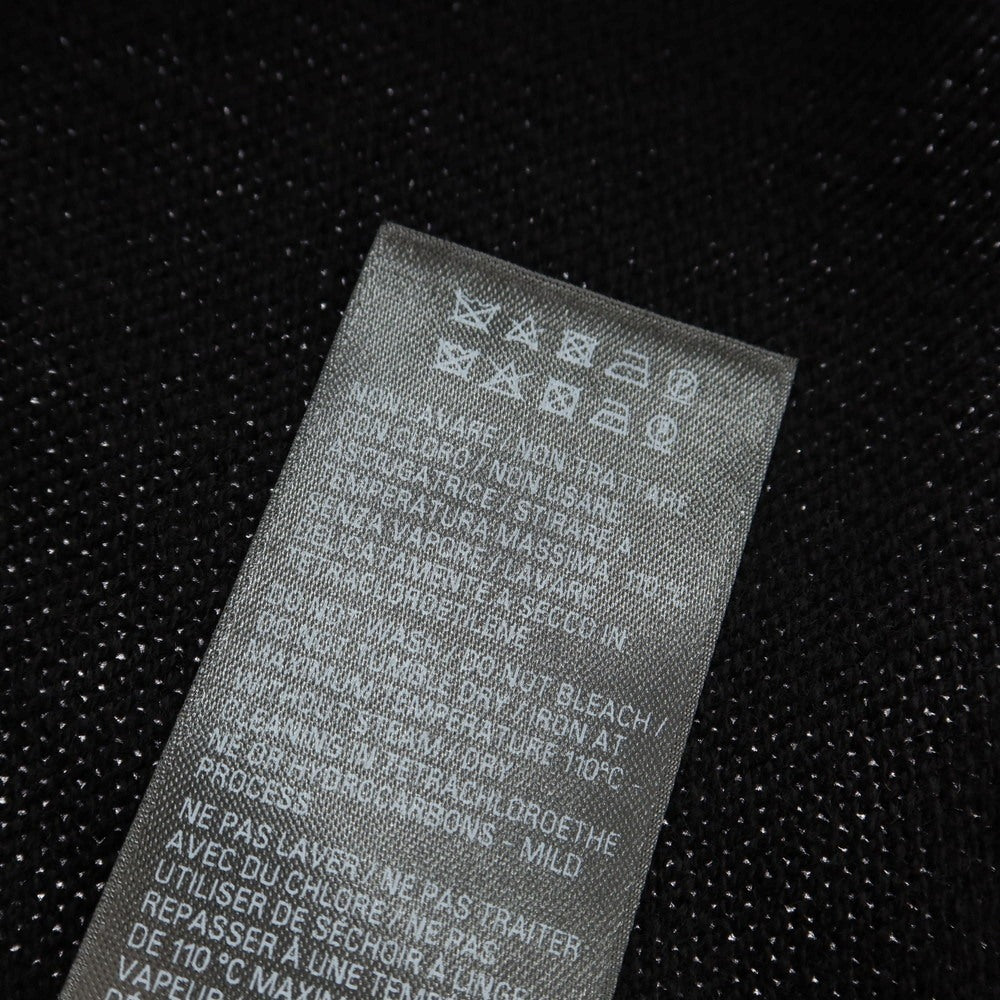 【中古】バレンシアガ BALENCIAGA ミドルゲージ カシミヤ クルーネック プルオーバーニット ブラック【 XS 】【 状態ランクA 】【 メンズ 】