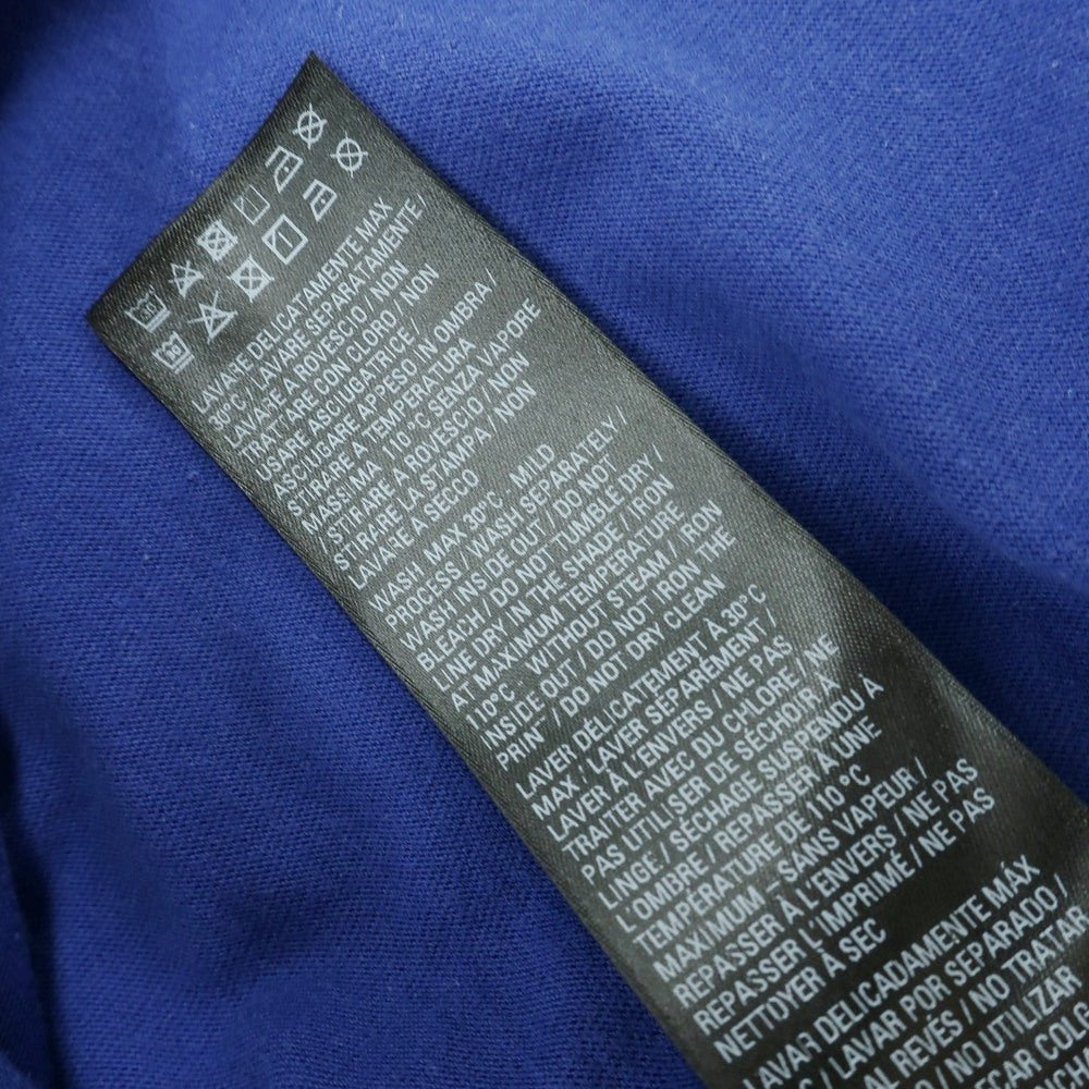 【中古】バレンシアガ BALENCIAGA ユーズド加工 コットン クルーネック 半袖Tシャツ ブルー【 XS 】【 状態ランクA 】【 メンズ 】