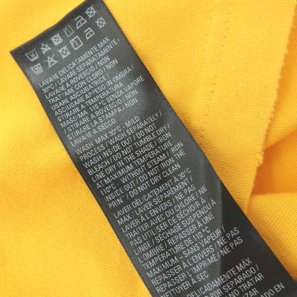 【中古】バレンシアガ BALENCIAGA ユーズド加工 コットン クルーネック 半袖Tシャツ イエロー【 XS 】【 状態ランクA 】【 メンズ 】