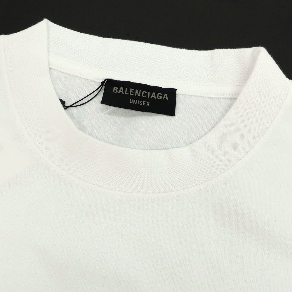 【中古】バレンシアガ BALENCIAGA × THE WORLD FOOD PROGRAMME コットン クルーネック 半袖Tシャツ ホワイト【 XL 】【 状態ランクA 】【 メンズ 】