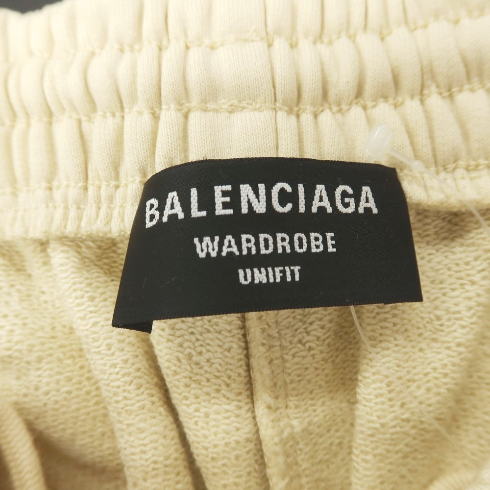 【中古】バレンシアガ BALENCIAGA コットン スウェット ショートパンツ ライトベージュ【 XS 】【 状態ランクA 】【 メンズ 】