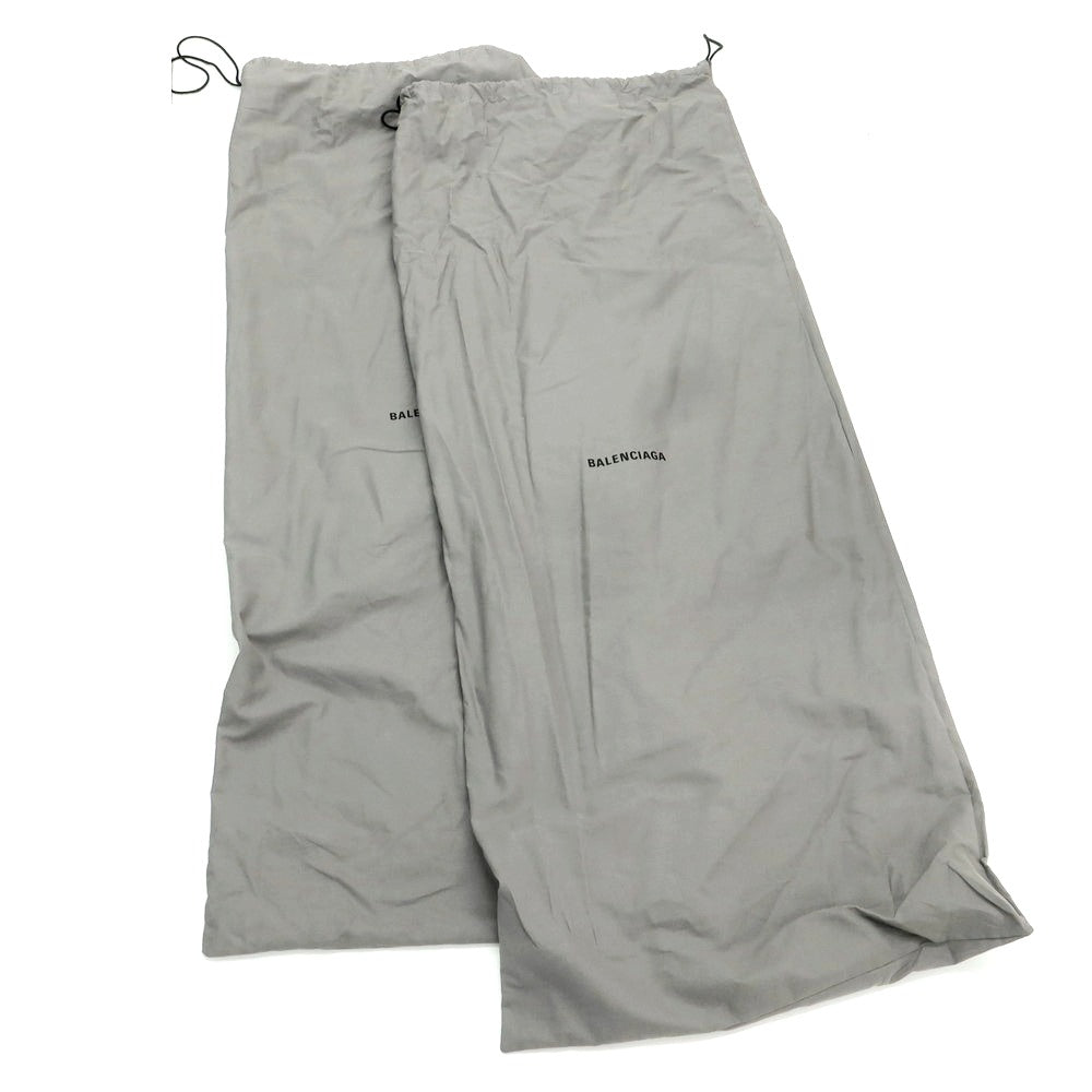 【中古】【未使用】バレンシアガ BALENCIAGA レザー ロング ブーツ ブラック【 41 】【 状態ランクS 】【 メンズ 】