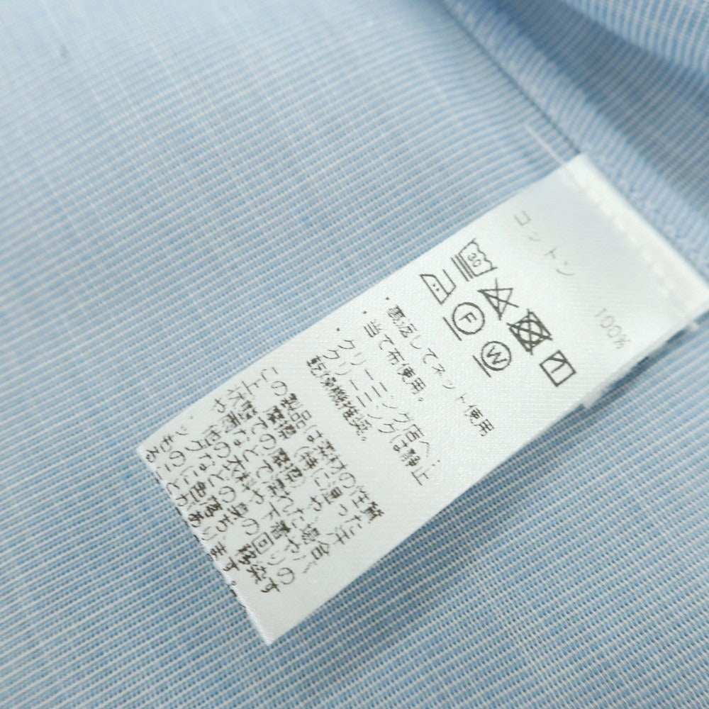 【中古】【未使用】エリコフォルミコラ ERRICO FORMICOLA Brilla per il gusto別注 コットン セミワイドカラー ドレスシャツ ライトブルー【 41 】【 状態ランクS 】【 メンズ 】