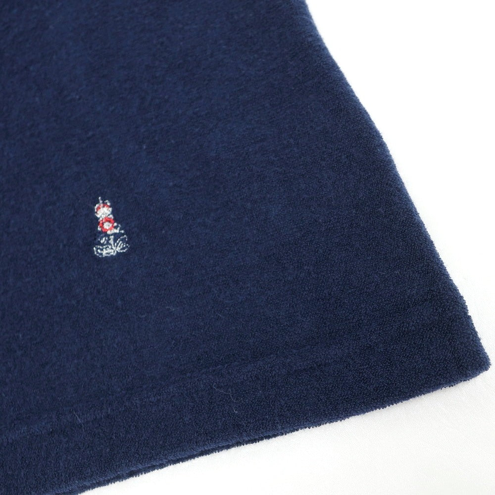 【中古】ギローバー GUY ROVER コットン パイル クルーネック ポケット 半袖Tシャツ ネイビー【 L 】【 状態ランクA 】【 メンズ 】