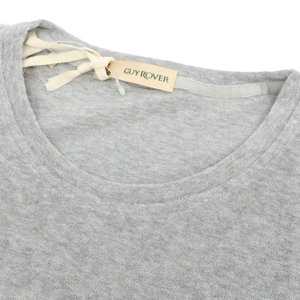 【中古】ギローバー GUY ROVER コットン パイル クルーネック ポケット 半袖Tシャツ グレー【 L 】【 状態ランクA 】【 メンズ 】