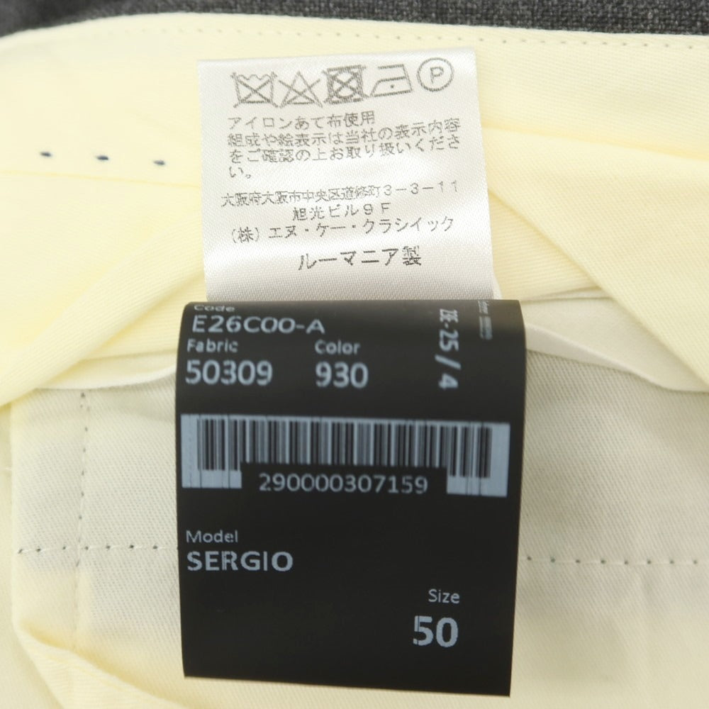【中古】ジーティーアー G.T.A ウール ドレススラックスパンツ グレー【 50 】【 状態ランクA 】【 メンズ 】
