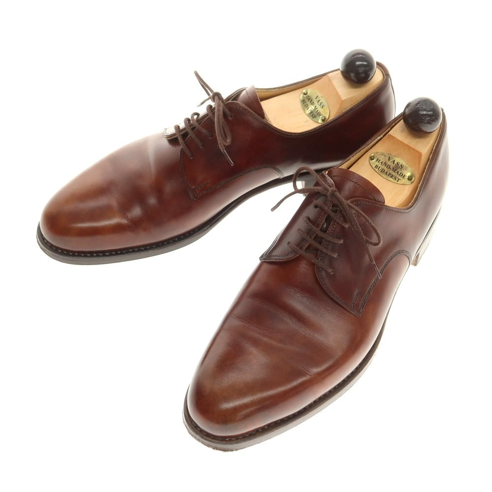 【中古】ヴァーシュ ヴォーシュ VASS プレーントゥ ドレスシューズ ブラウン【 41.5 】【 状態ランクB 】【 メンズ 】
