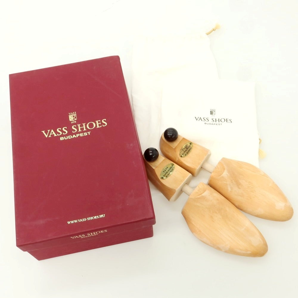 【中古】ヴァーシュ ヴォーシュ VASS プレーントゥ ドレスシューズ ブラウン【 41.5 】【 状態ランクB 】【 メンズ 】