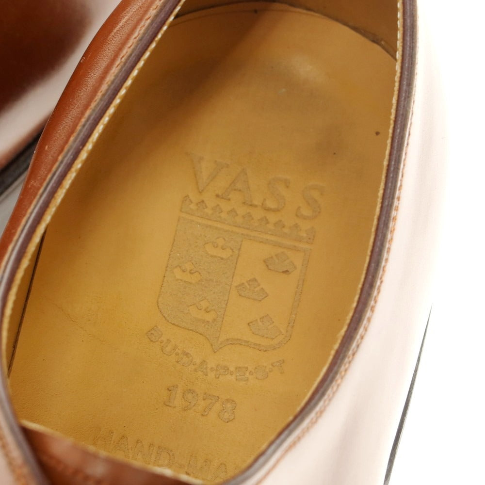 【中古】ヴァーシュ ヴォーシュ VASS Uチップ ドレスシューズ ブラウン【 41 F 】【 状態ランクB 】【 メンズ 】