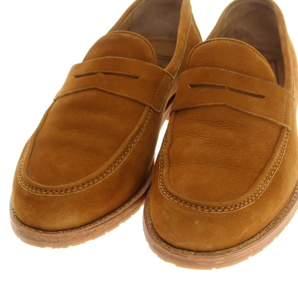 【中古】ハインリッヒディンケラッカー HEINRICH DINKELACKER Wien ヌバック コインローファー ブラウン【 7 】【 状態ランクB 】【 メンズ 】