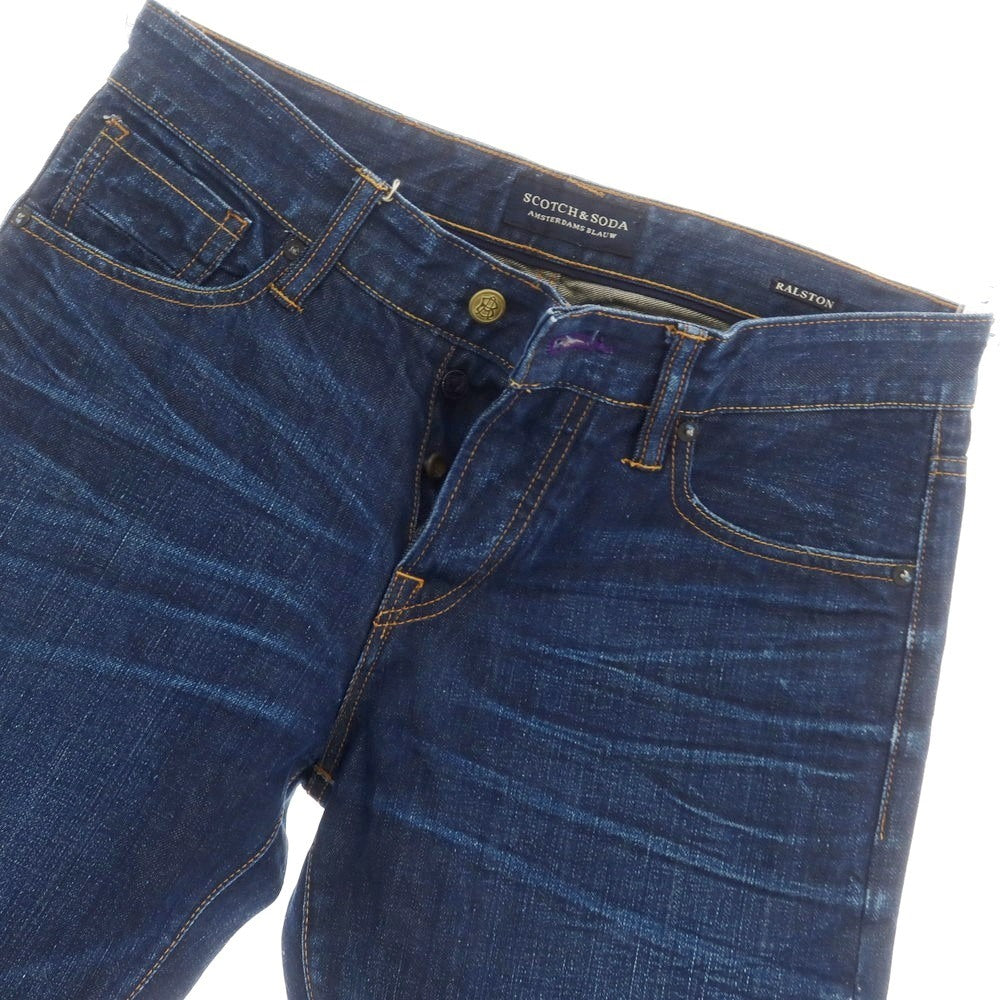 【中古】スコッチアンドソーダ SCOTCH & SODA RALSTON コットン ジーンズ デニムパンツ ネイビーインディゴ【 31 】【 状態ランクB 】【 メンズ 】