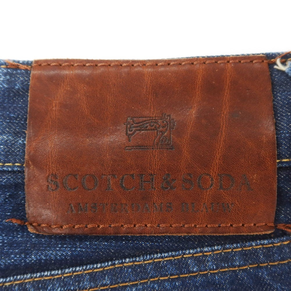 【中古】スコッチアンドソーダ SCOTCH & SODA RALSTON コットン ジーンズ デニムパンツ ネイビーインディゴ【 31 】【 状態ランクB 】【 メンズ 】