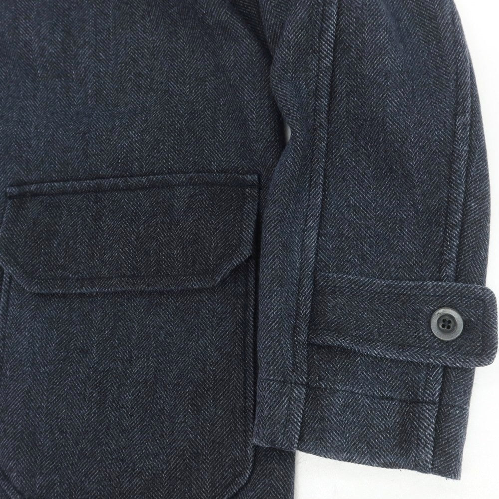 【中古】ボリオリ BOGLIOLI T.SUZUKI ウールポリエステル ダッフルコート ネイビー【 L 】【 状態ランクB 】【 メンズ 】