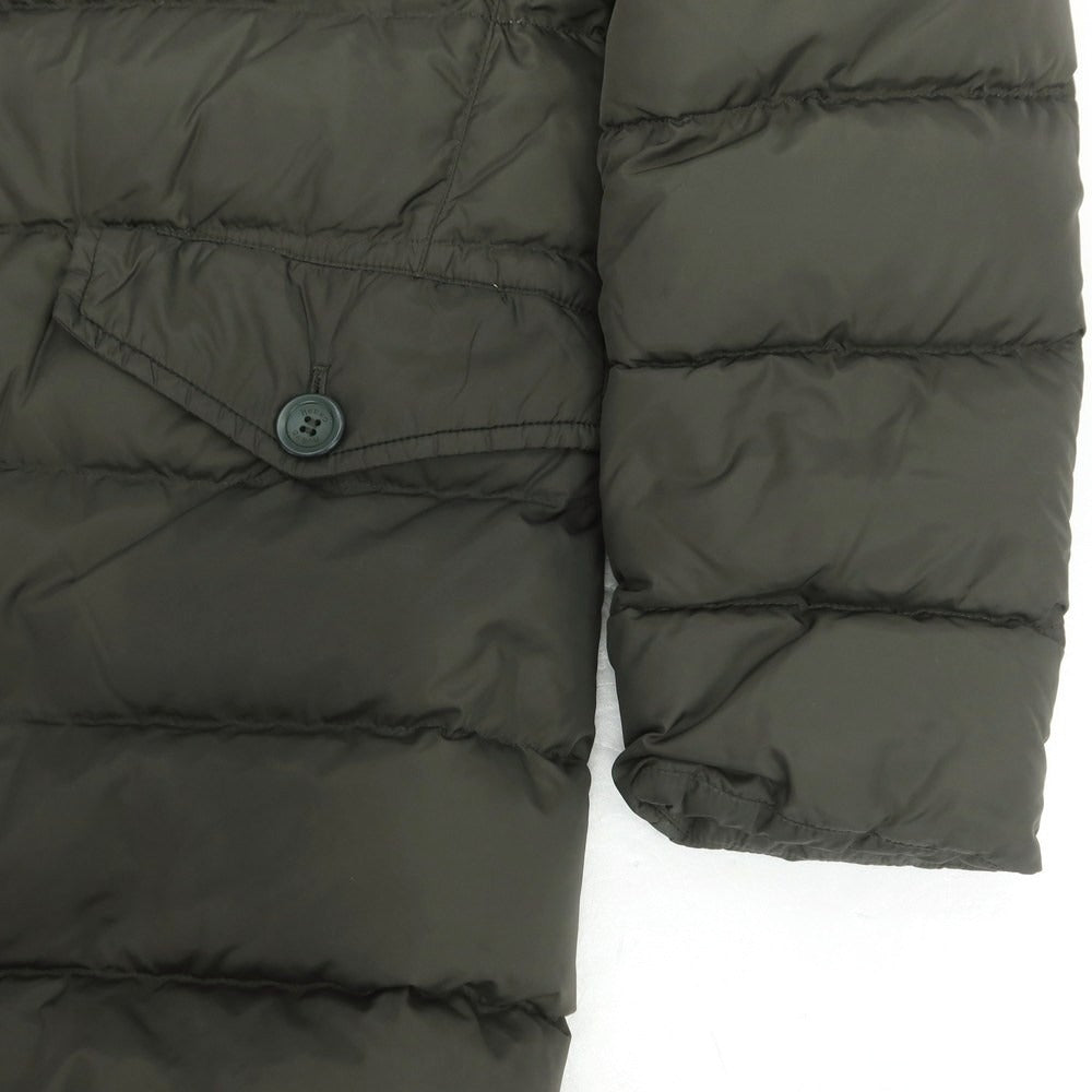 【中古】ヘルノ Herno ナイロン ダウンコート ダークオリーブ【 52 】【 状態ランクC 】【 メンズ 】