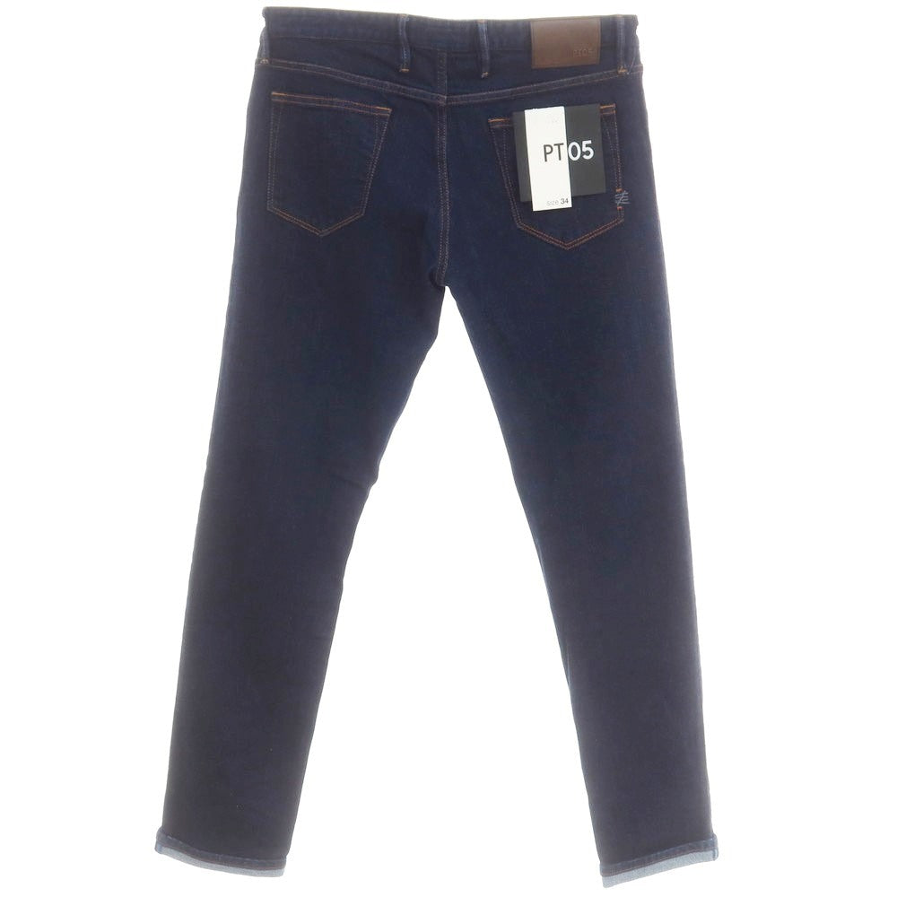 【中古】ピーティーゼロチンクエ PT05 SWING ストレッチ コットン ジーンズ デニムパンツ ネイビーインディゴ【 34 】【 状態ランクA 】【 メンズ 】
