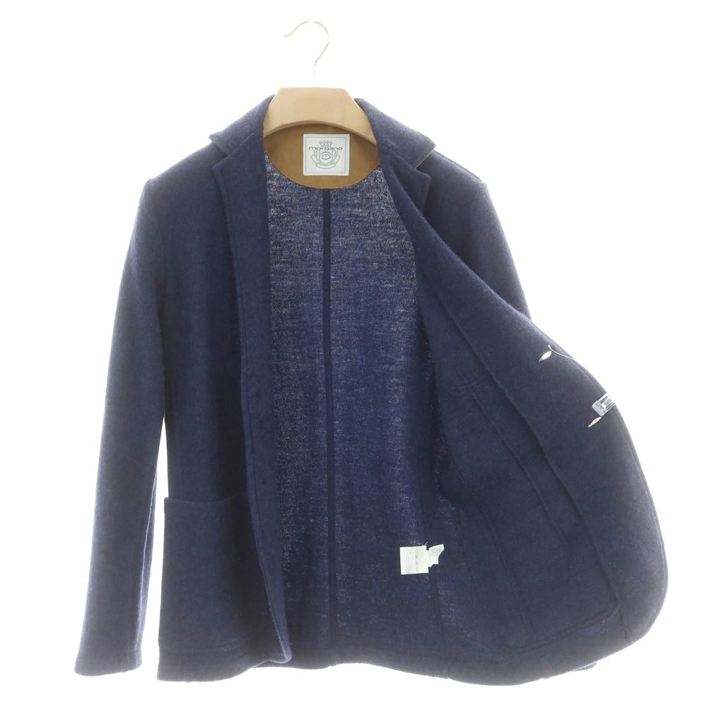 【中古】モルガーノ MORGANO ウールジャージー カジュアルジャケット ライトネイビー【 46 】【 状態ランクC 】【 メンズ 】