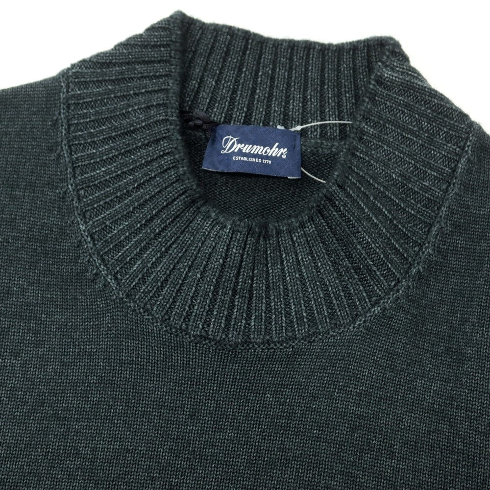 【新品】ドルモア DRUMOHR ウール モックネック プルオーバーニット チャコール【 52 】【 状態ランクN 】【 メンズ 】