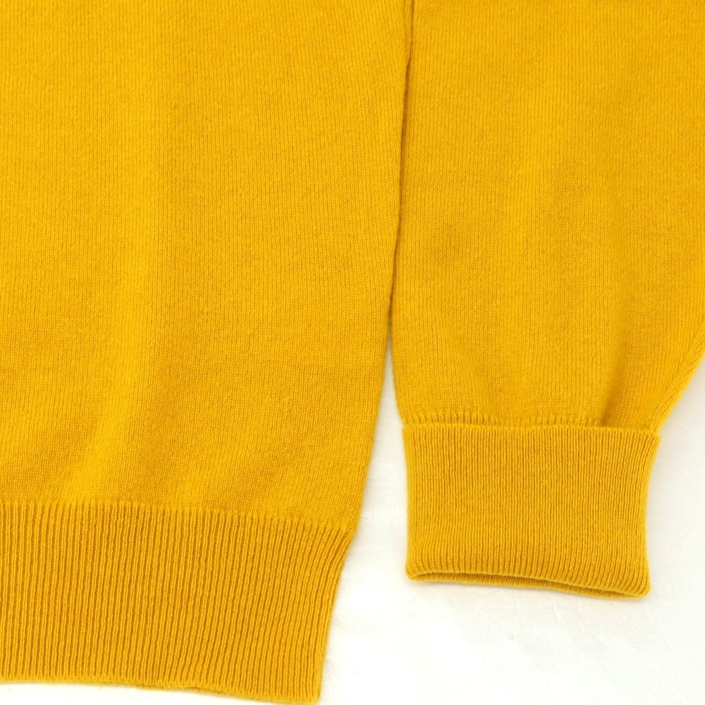 【新品】ドルモア DRUMOHR カシミヤ タートルネック プルオーバーニット サンフラワーイエロー【 50 】【 状態ランクN 】【 メンズ 】