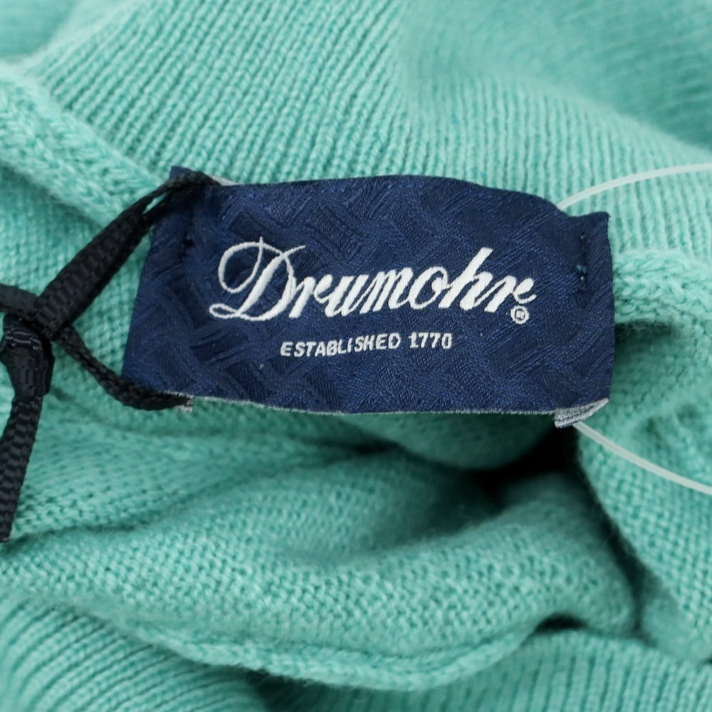 【新品】ドルモア DRUMOHR カシミヤ タートルネック プルオーバーニット ミントブルー【 48 】【 状態ランクN 】【 メンズ 】