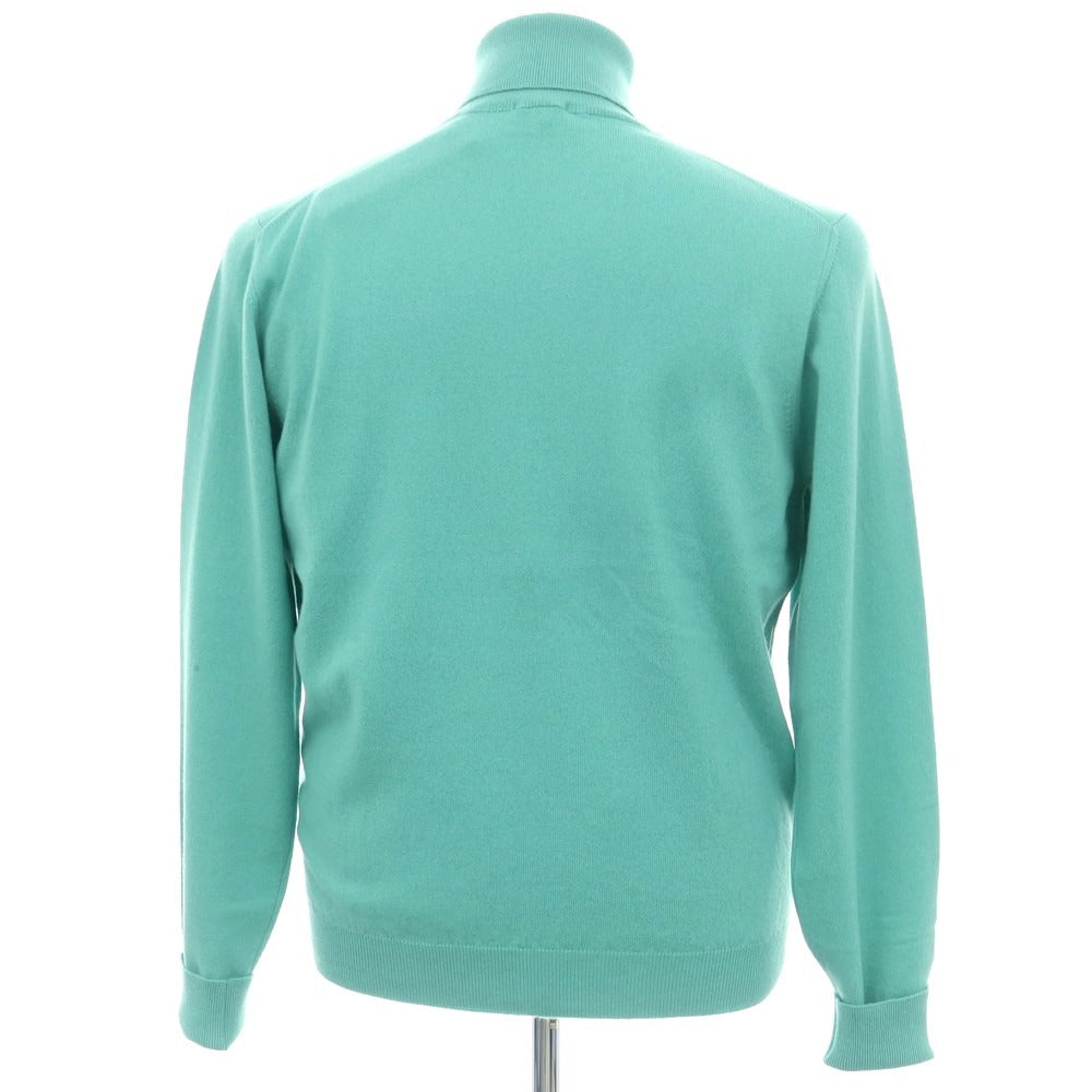【新品】ドルモア DRUMOHR カシミヤ タートルネック プルオーバーニット ミントブルー【 50 】【 状態ランクN 】【 メンズ 】