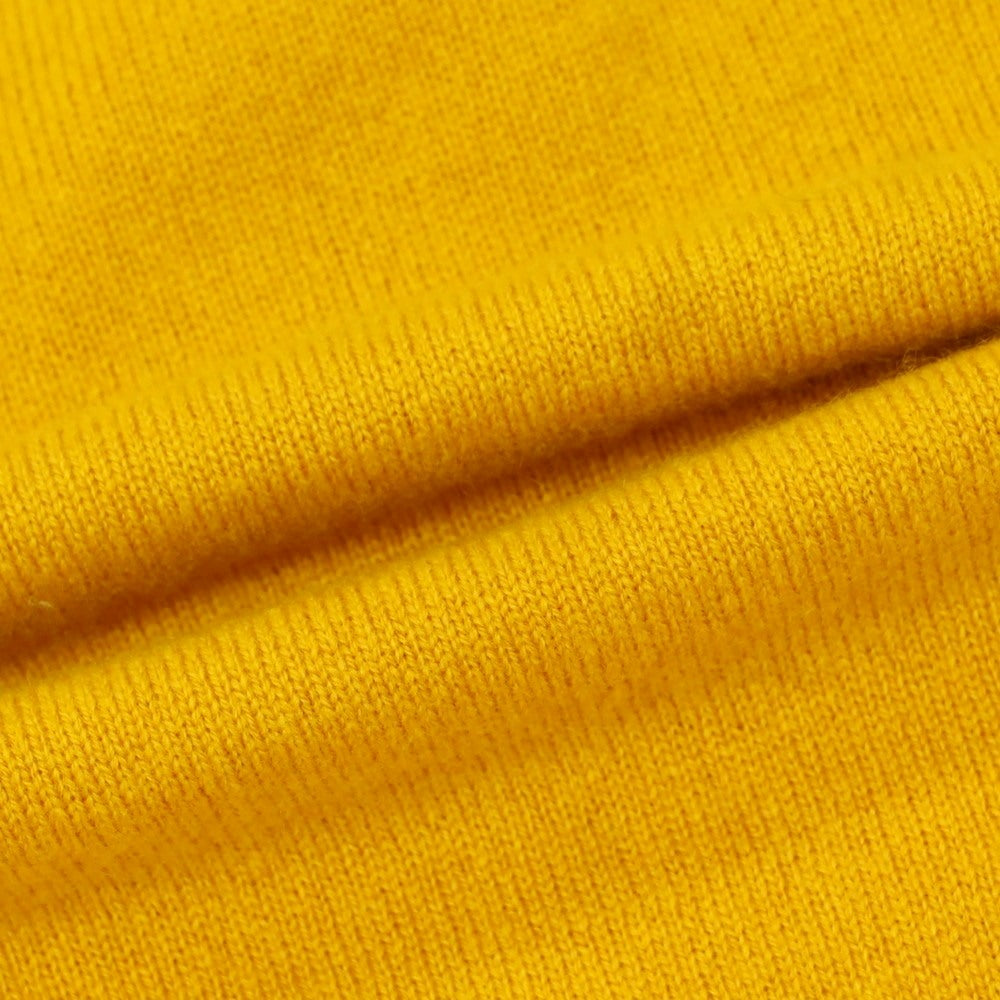 【新品】ドルモア DRUMOHR カシミヤ クルーネック プルオーバーニット サンフラワーイエロー【 50 】【 状態ランクN 】【 メンズ 】