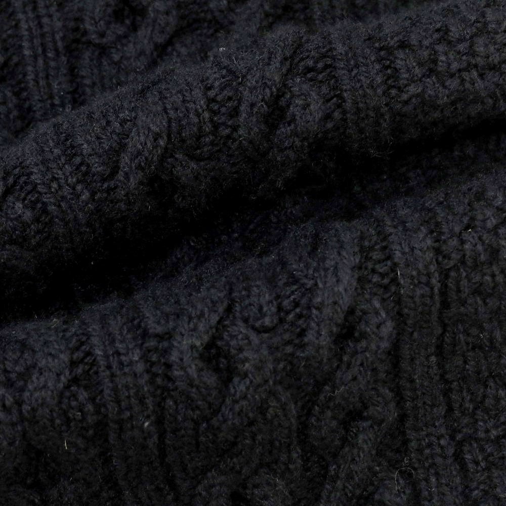 【新品アウトレット】ドルモア DRUMOHR ウール タートルネック プルオーバーニット ブラック【 42 】【 状態ランクN- 】【 メンズ 】