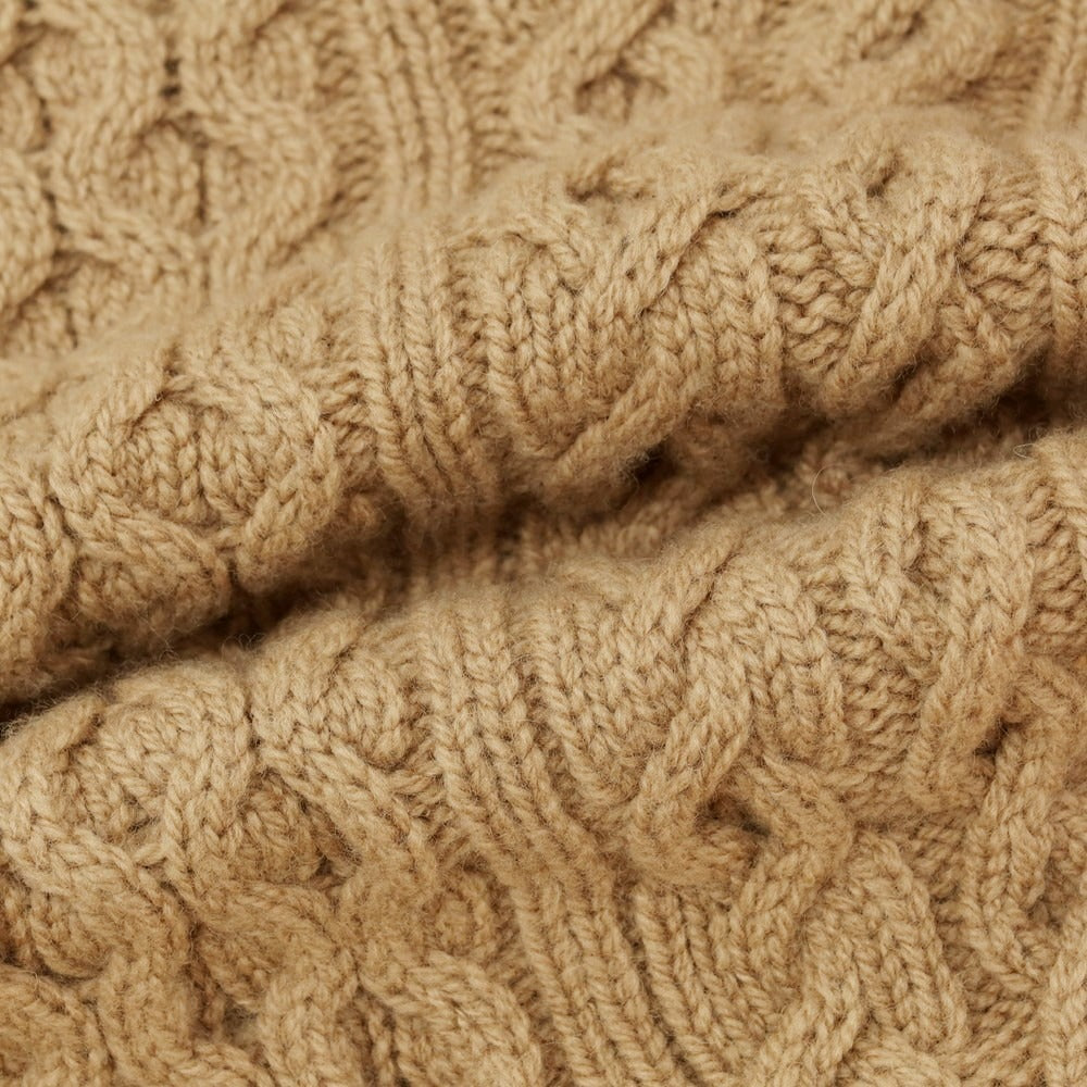 【新品】ドルモア DRUMOHR ラムズウール タートルネック プルオーバーニット ベージュ【 42 】【 状態ランクN 】【 メンズ 】