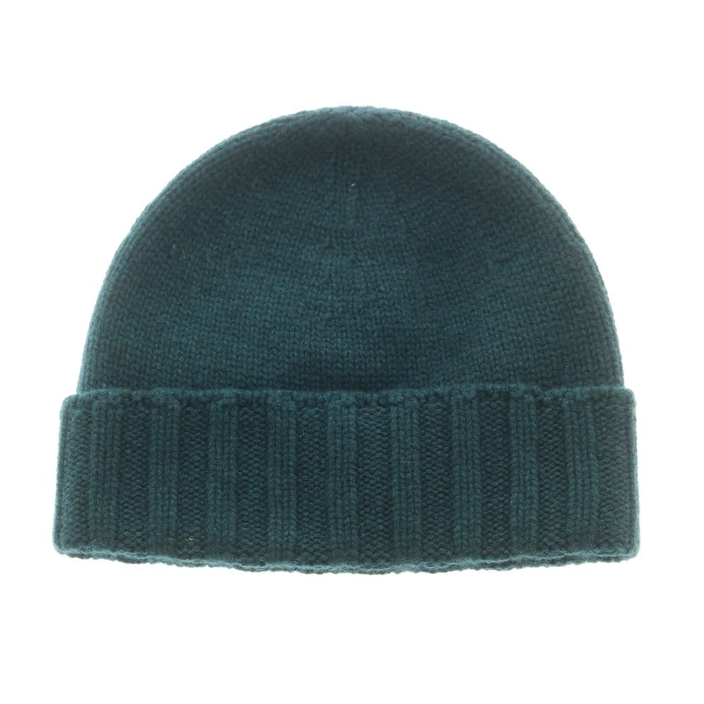 【新品】ドルモア DRUMOHR ミドルゲージカシミヤ ニットキャップ ダークグリーン【 状態ランクN 】【 メンズ 】